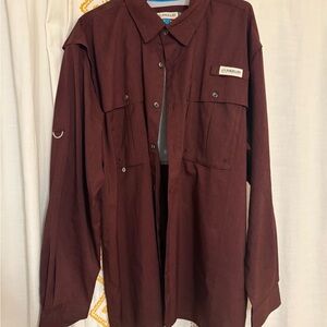 Magellan Burgundy Fishing Shirt